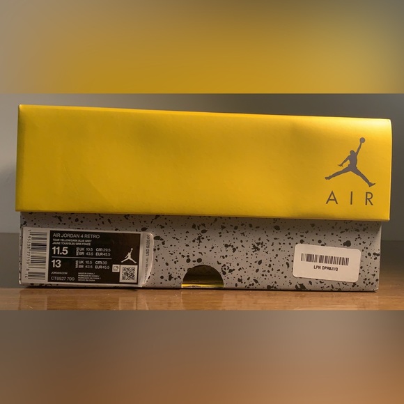 Jordan 4 Retro Lightning (2021) Size US Men’s 11.5 - Picture 3 of 12